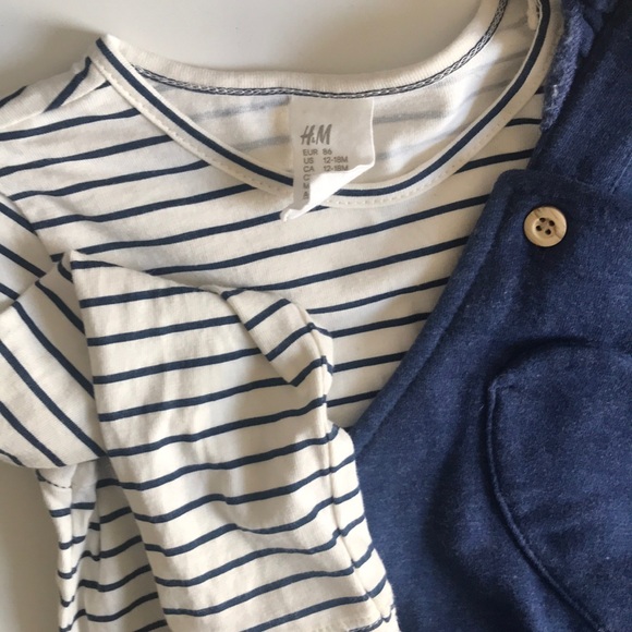 H&M baby fleece lined overall cotton/poly 18-24m - Picture 3 of 10